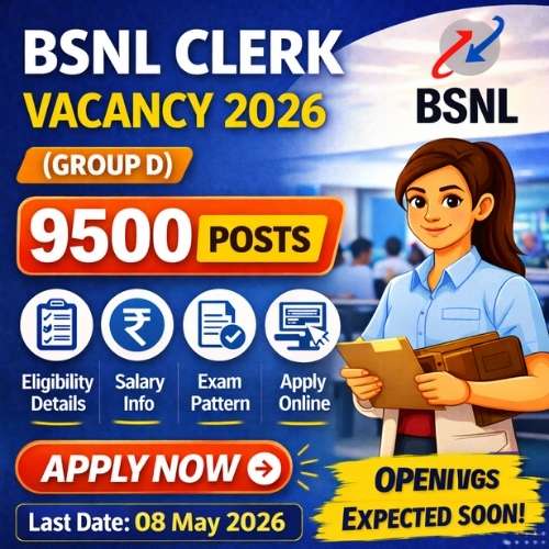 BSNL Clerk Vacancy 2026 (Group D