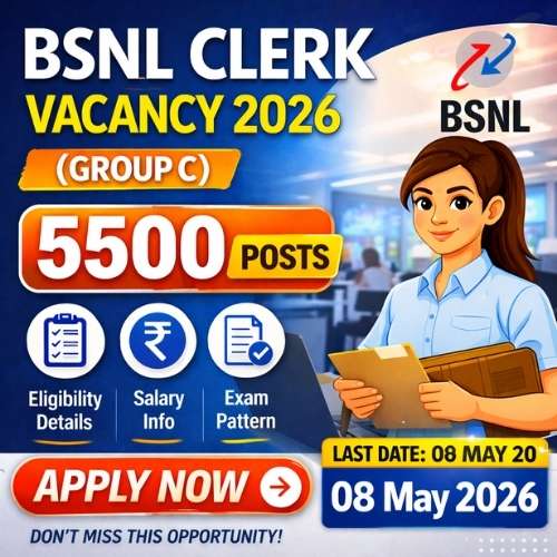 BSNL Clerk Vacancy Group c