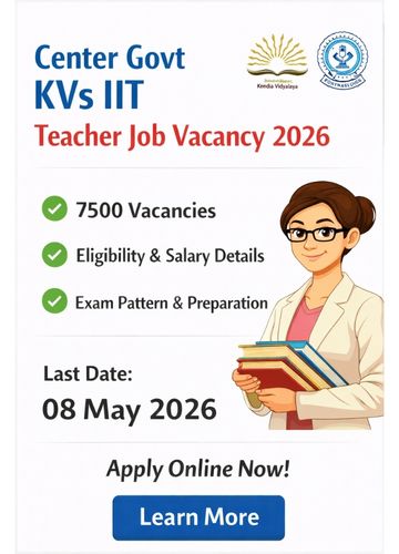 Central Govt KV IIT Teacher Vacancy