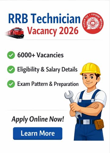 RRB Technician New Vacancy 2026
