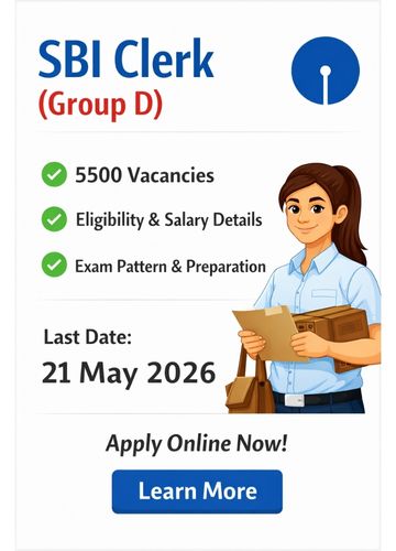 SBI Clerk Vacancy